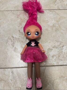 Adore Doll with Vibrant Pink Hair and Sparkle Tulle Skirt
